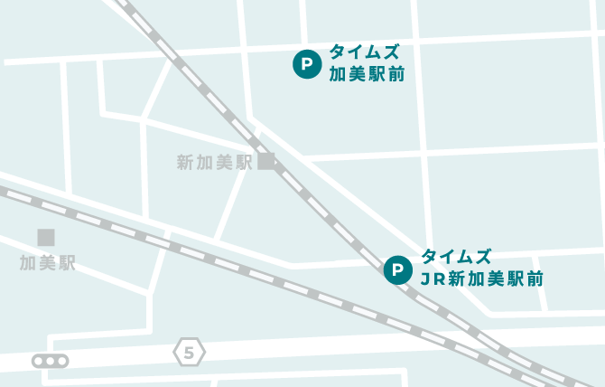 駐車場までの地図