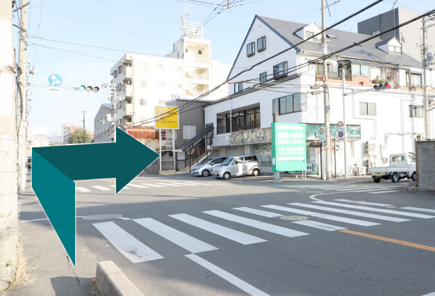 新加美駅からのルート